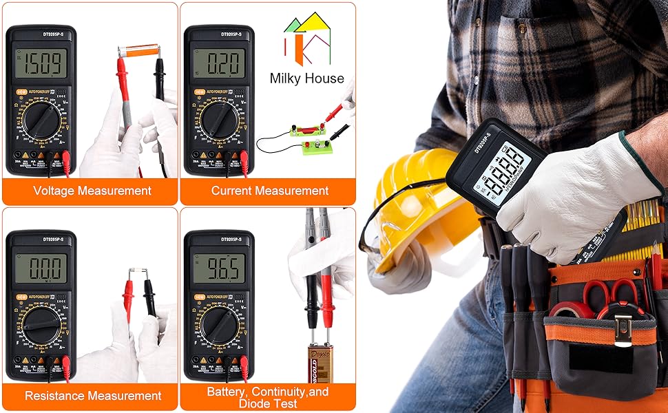 Multimeter Tester Pocket Voltmeter