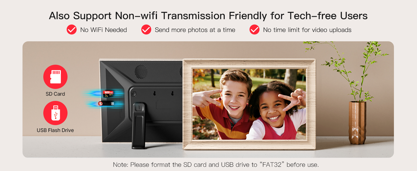 frameo digital frame wifi picture photo video share moment from phone