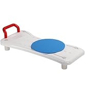 NIdreamCE Tub Shower Bench for Bathtub for Seniors, 360°Rotatable Tub Seat Transfer Bench for Sho...