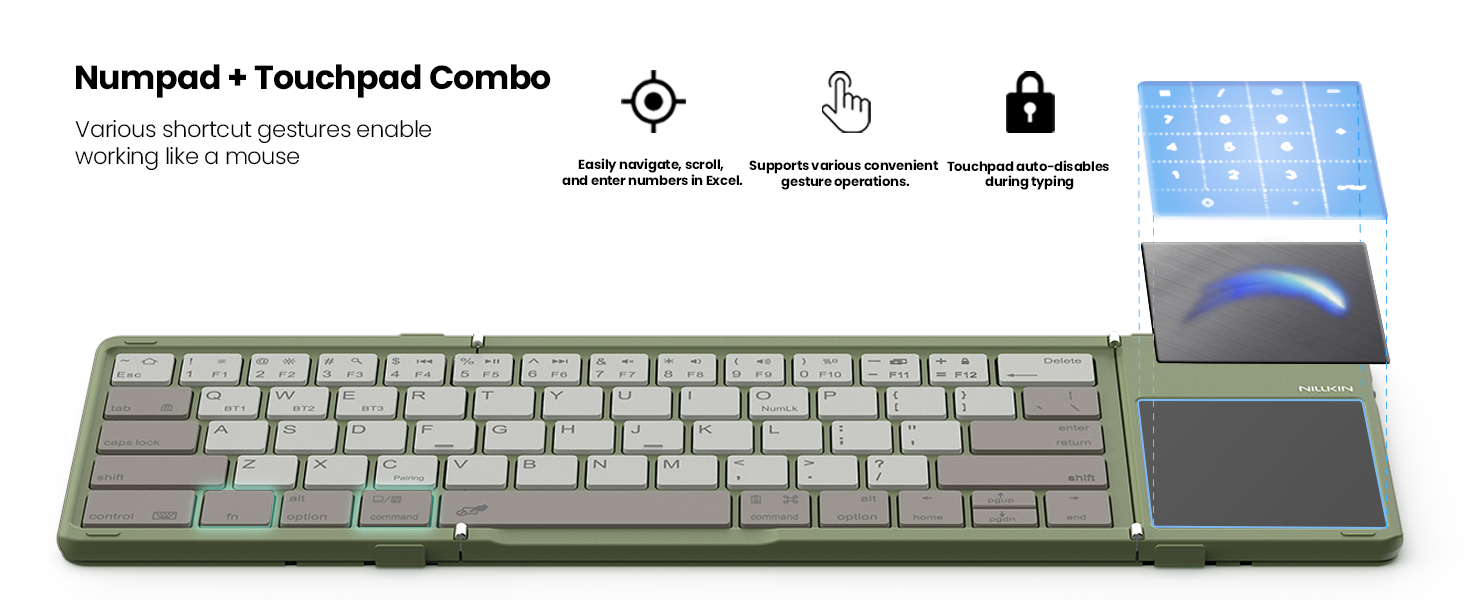 Numeric Keypad & Touchpad Combo