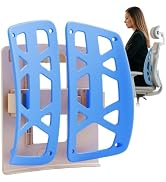 Beleduc Lumbar Support Pillow for Office Chair- Ergonomic Back Support Pillow with Adjustable Hei...