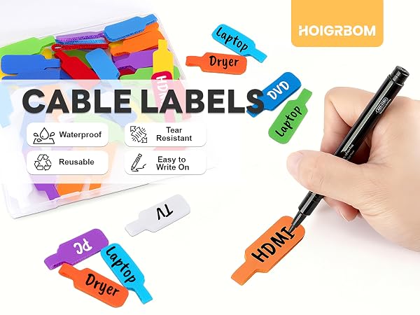 Cable Cord Labels