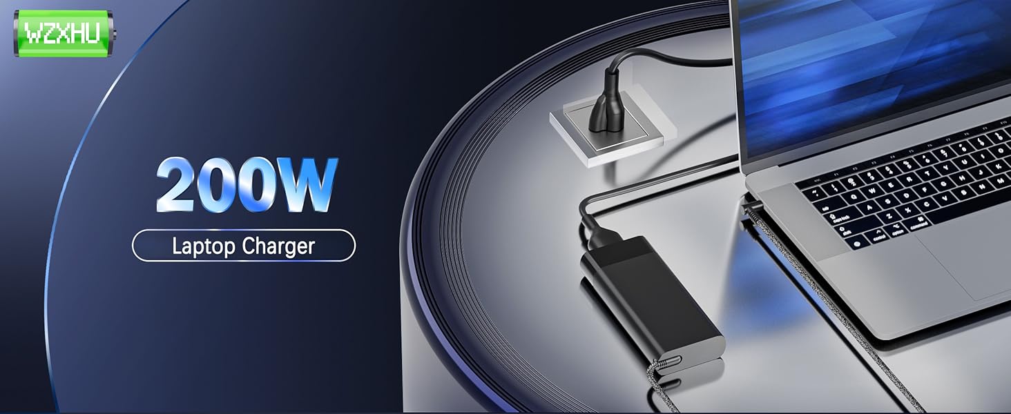 HP 200W LAPTOP CHARGER