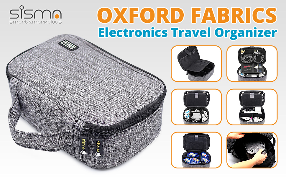 electronics organizer carrying bag organize cable cord accessories travel