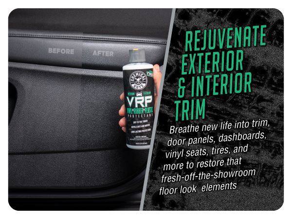 VRP, protect vinyl, rubber, & plastic, car detailing from Chemical Guys