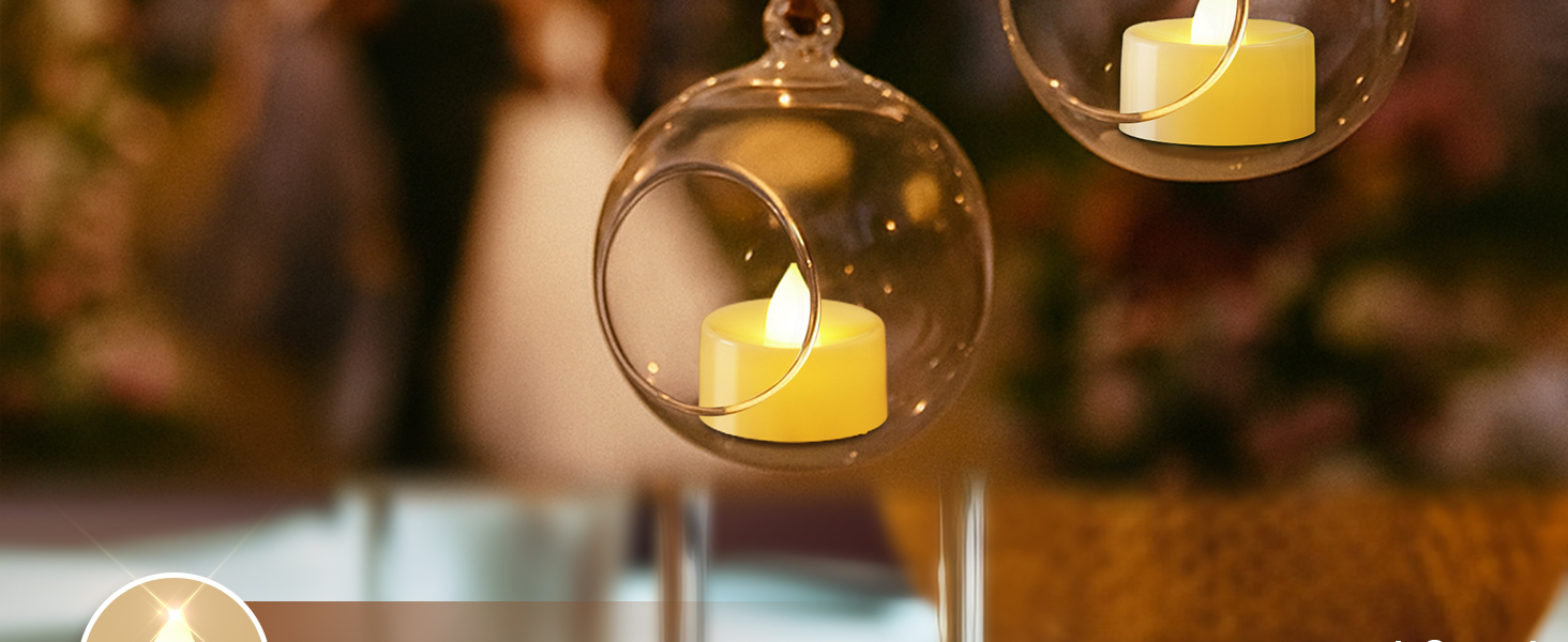 timer tea lights candles battery operated