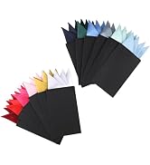 12Pcs Pocket Squares for Men,12 Colors Flat Prefolded Suit Pocket Squares on Card Masculine Polye...