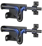 TRIPLE DEER Heavy Duty Slide Bolt Gate Latch, Sliding Bolt Door Lock with Padlock Hole, Slide Bol...