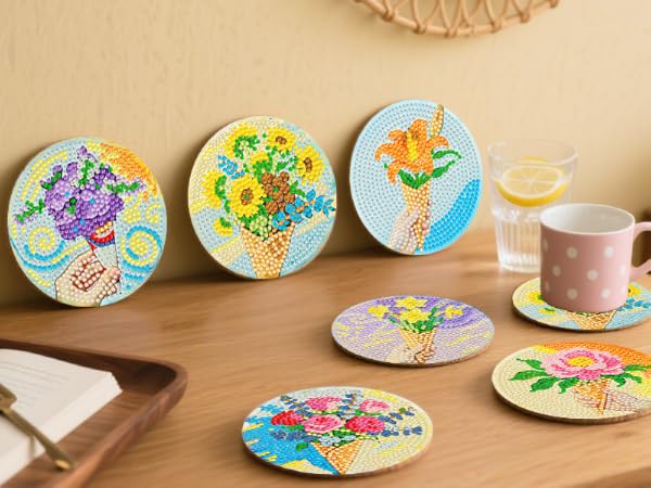 Diamond Art Coasters Kit