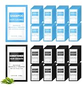 FAOEHN Travel Size Shampoo and Conditioner Set Packets Bulk Pack of 10,Individually Wrapped 0.35 ...