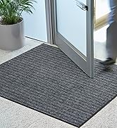 GORILLA GRIP Waterproof Traffic Guard Door Mat, Heavy Duty Entryway Mats, Strong Backing Commerci...