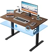 Klicelor 40 Inch Electric Standing Desk, Height Adjustable Office Desk, Sit Stand Up Computer Des...