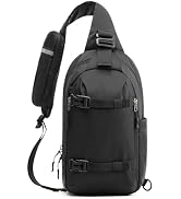 G4Free Recycled Sling Bag for Men Travel Anti-Theft Crossbody Bag Sling Backpack with RFID Blocki...