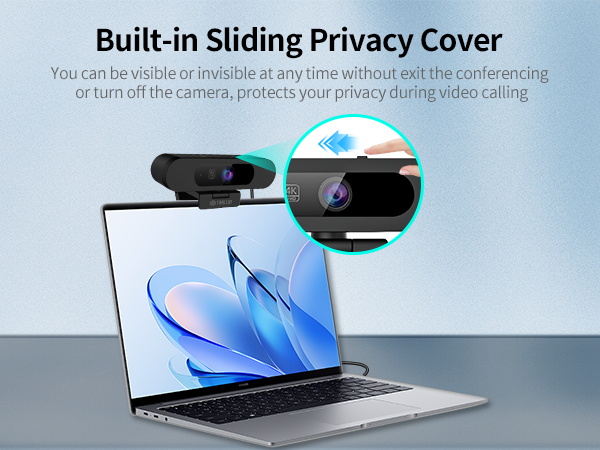 Built-in privacy cover