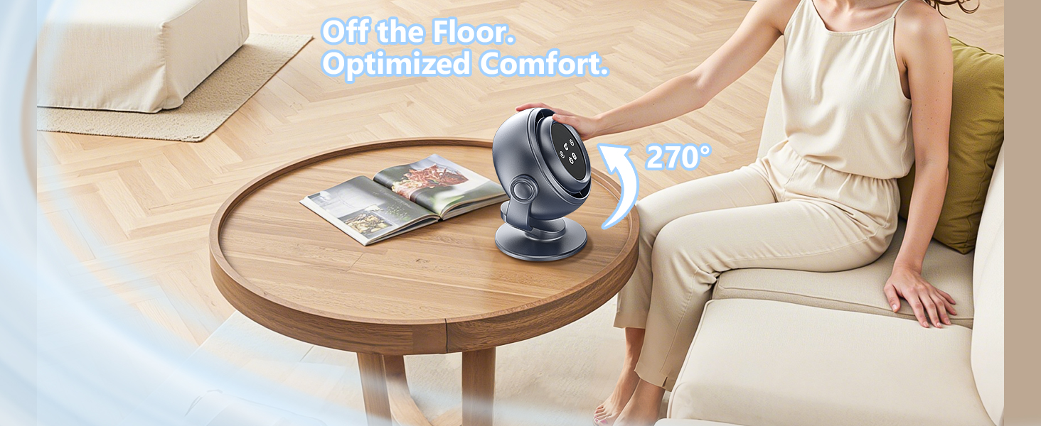 dreo tower fan portable fan table Battery Operated