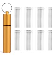 GarfxG 70pcs Beading Needles Straight Beading Needles for Jewelry Making, Size 10-0.018" * 1.26" ...