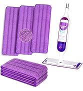 INFICRIME 6 Pack Reusable Microfiber Mop Pads for Swiffer PowerMop, Power Mop Pads Refills for 13...