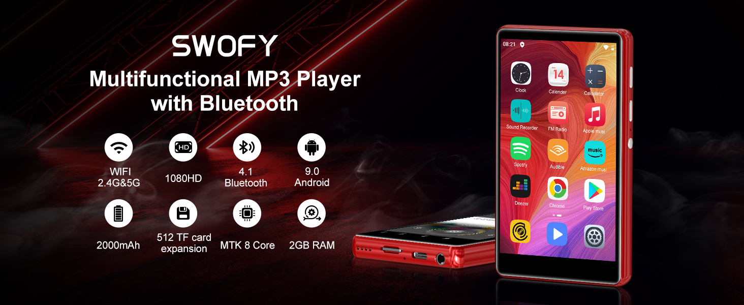 mp3 player with bluetooth