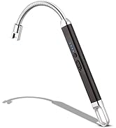 MEIRUBY Lighter Electric Candle Lighter Birthday Gifts for Women Mom Wife Men, Long Electronic Re...