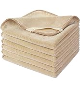 SINLAND Microfiber Facial Cloths Fast Drying Washcloth Absorbent Face Wash Cloth Soft Makeup Remo...