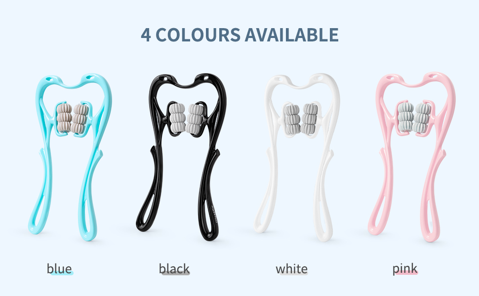 Blue Pink Black Neck Massager