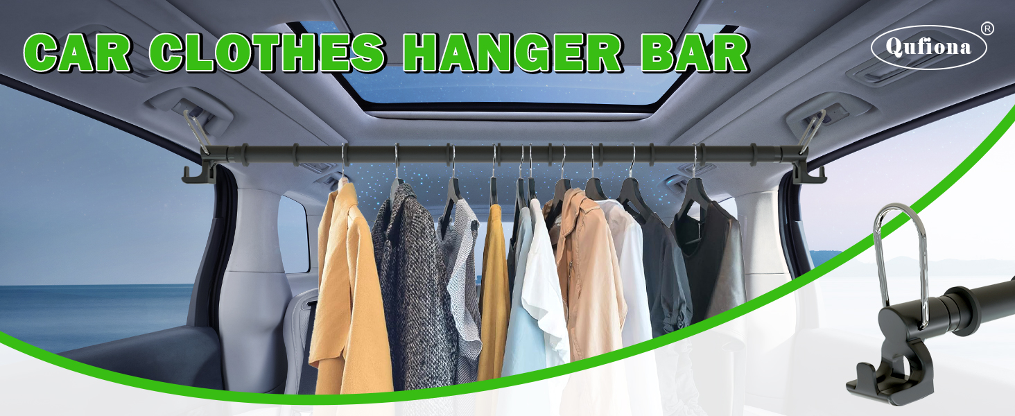 Car Clothes Hanger Bar