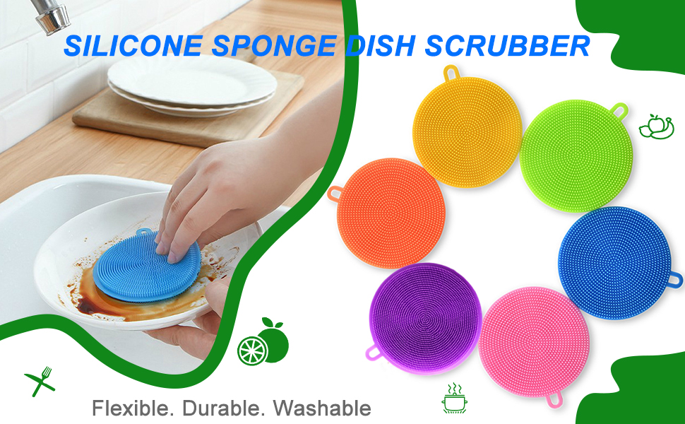 Silicone Dish Scrubber