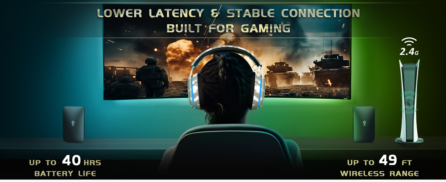 wireless headset, ps4 headset, ps4 wireless headset, ps5 headset wireless, ps5 gaming headset