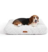 Modern Threads Ultra Plush Orthopedic Memory Foam Pillow Bed for Large Dogs with Supportive Filli...