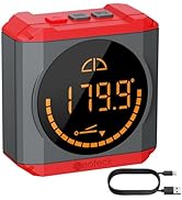 Neoteck Digital Angle Finder LED Rechargeable Level Box Protractor Bevel Gauge Inclinometer with ...