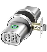 ThorBolt Keyless Entry Door Lock, Fingerprint Door Lock with Keypad Biometric Door Knob, Auto-Loc...
