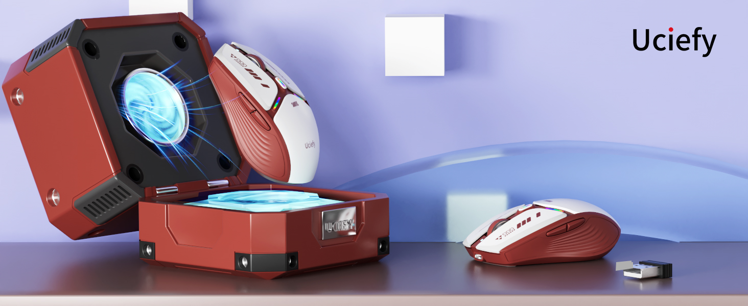 V19 Wireless Mouse red