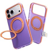 TORRAS Ostand Hue for iPhone 17 Pro Max Case for MagSafe, 360 Stand, Purple | Aestheti...