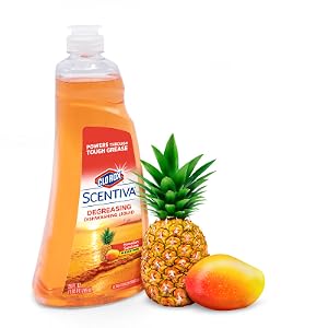 Clorox, Scentiva, Degreasing, Dishwashing Liquid, Hawaiian Sunshine, Scent