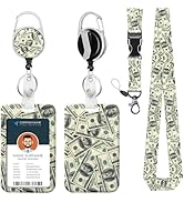 Lanyard ID Badge Holder Money Retractable Badge Reel Card Name Tag Breakaway Heavy Duty Retractab...