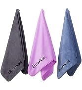 Wuwahold Microfiber Gym Towels for Exercise Fitness, Sports, Workout, 380-GSM 15-Inch x 31-Inch B...