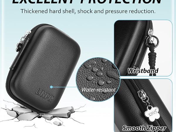 hard samll bag accessories compact cameras storage holder travel panasonic lumix zs100 carrying