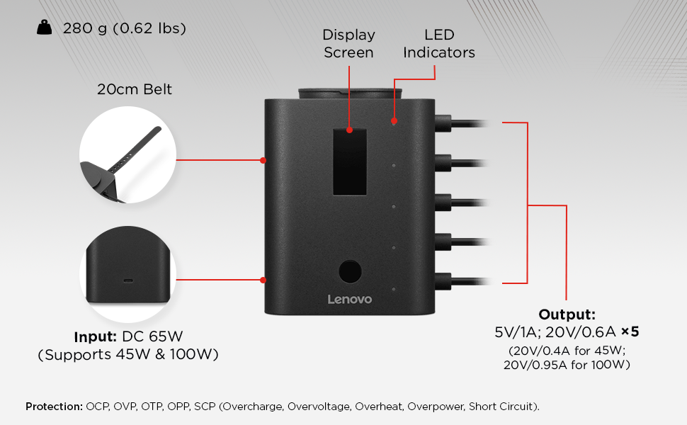 B0FH7MNXTQ Lenovo Chrome Smart Charger