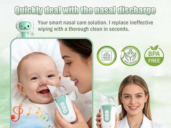 Nasal Aspirator for Baby with Spray
