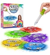 Blue Marble Tie-Dye Dotz 15-Piece Set – Make Vibrant, Colorful Tie Dye Designs with Dotz, Dropper...