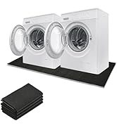 Foldable Anti Vibration Mat for Washer and Dryer,63"x 29.5"Large Anti Vibration Pads,Waterproof N...