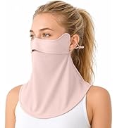 Enignic Face Cover for Sun Protection UPF 50+ UV Neck Protection UV Face Mask Covering(half mask)
