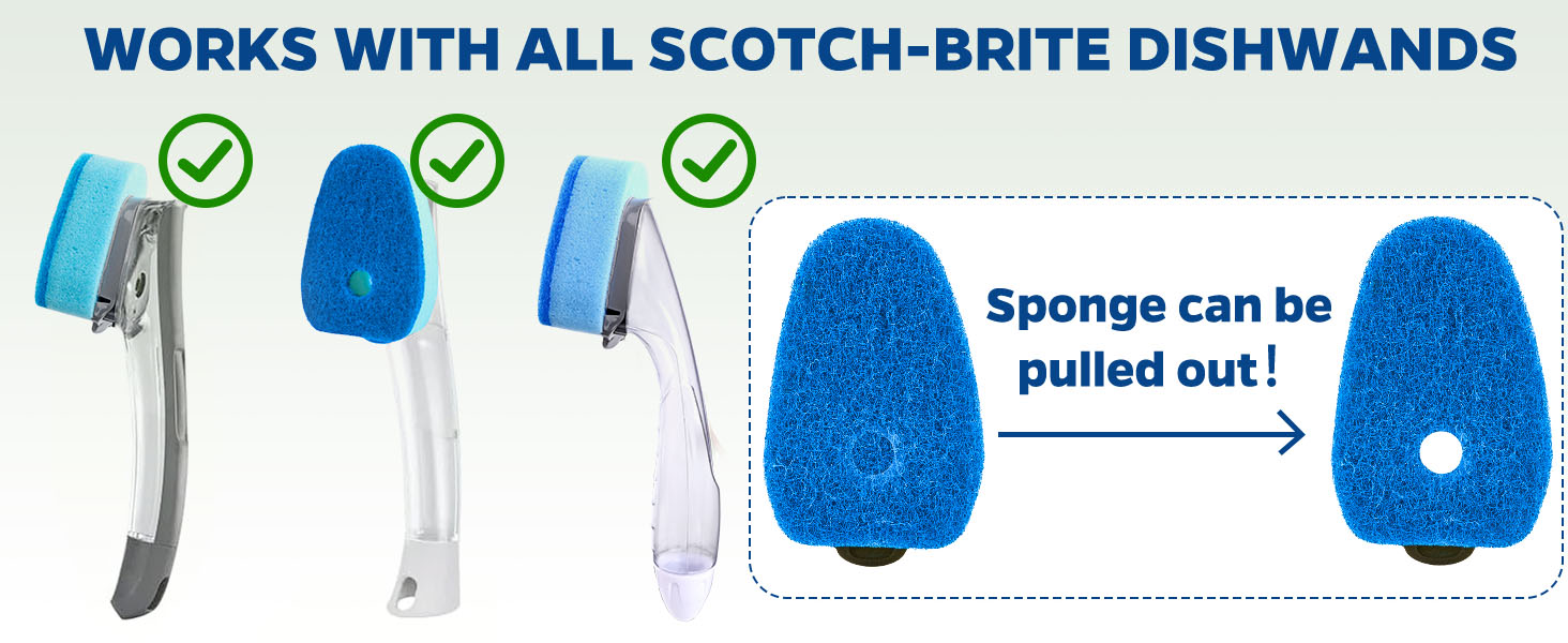 dish wand sponge refills
