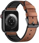 Adorve Leather Watch Band for Apple Watch Bands Men 44mm 45mm 46mm 42mm 49mm 41mm 40mm 38mm, Top ...
