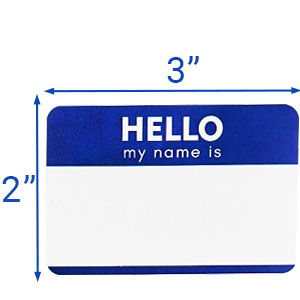 name tags stickers