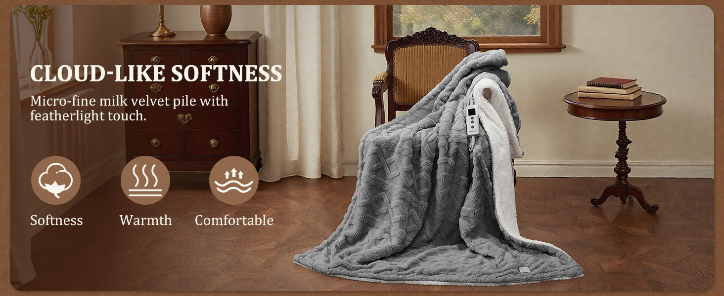 Heated Electric Blanket Heating throw