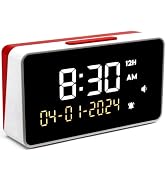 Talking Clock - Extra Loud Time and Date - for Elderly, Dementia, Hearing or Visually Impaired Se...