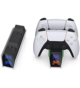 Applicable to PS5 Controller Charger with Fast Charging AC Adapter, PS5 Controller Charging Stati...