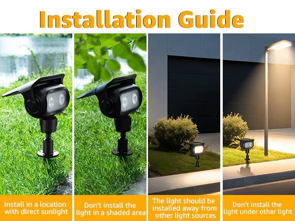 solar spot lights