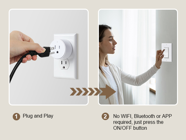 outlet with remote